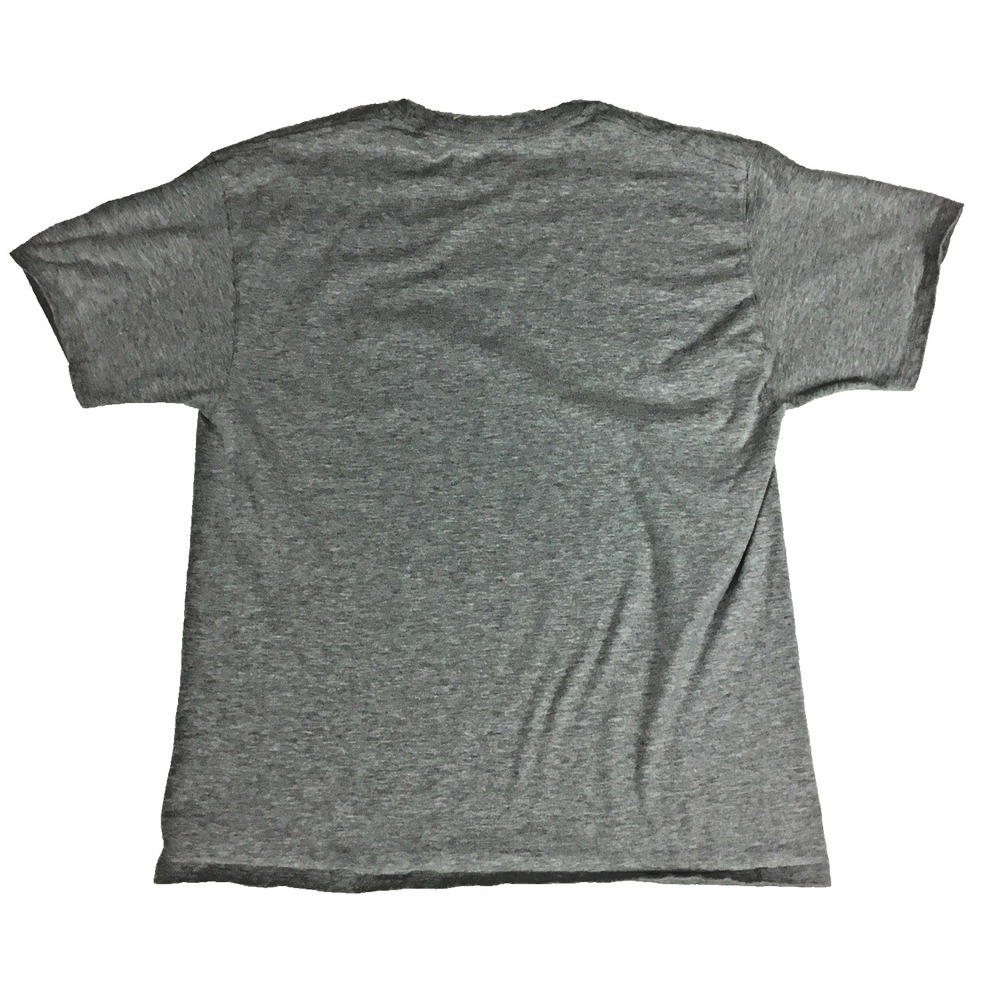Champion Mens Graphic‎ T-Shirt Large Gray Slim Fit Camo Box Logo Short Sleeve - Picture 3 of 8